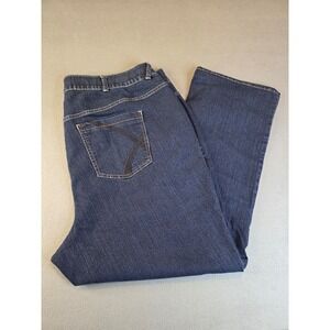 Women's Lane Bryant Straight Tighter Tummy Technology Jeans Plus Size 28